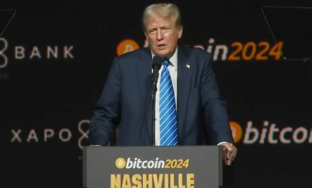 Donald Trump at Bitcoin 2024