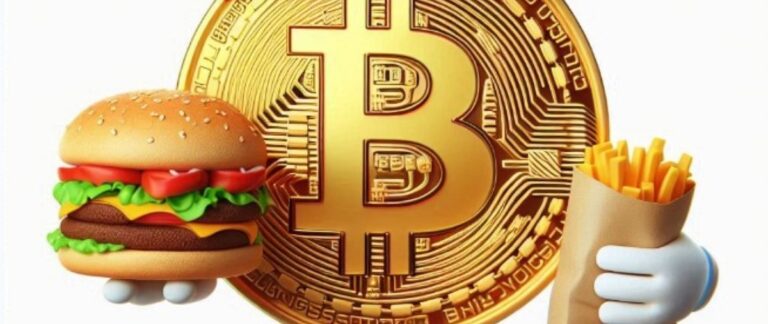 Trump Pays for Burgers in BTC