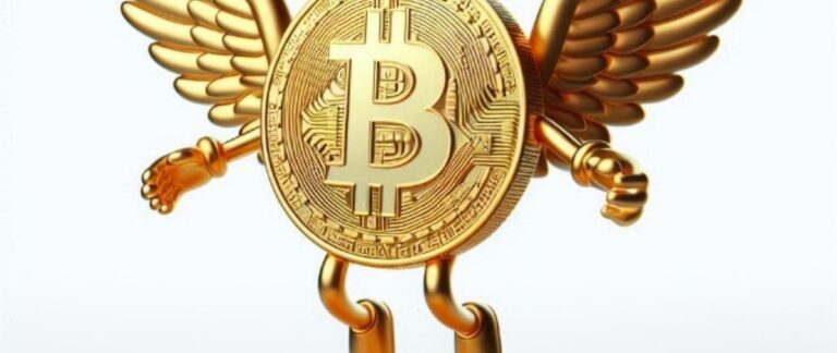 Bitcoin Gold with Wings