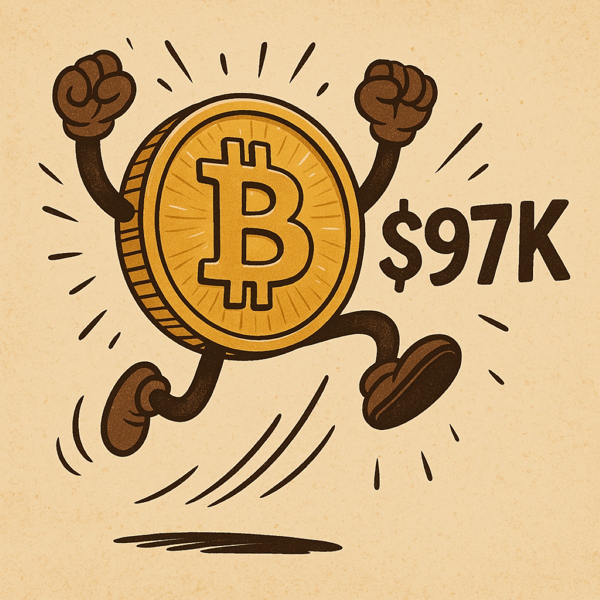 Bitcoin Rises Past 97K